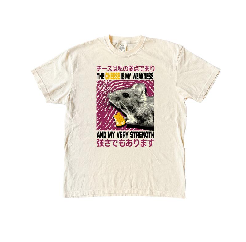 The Cheese Is My Strength T Shirt, Meme Comfort Colors T-Shirt