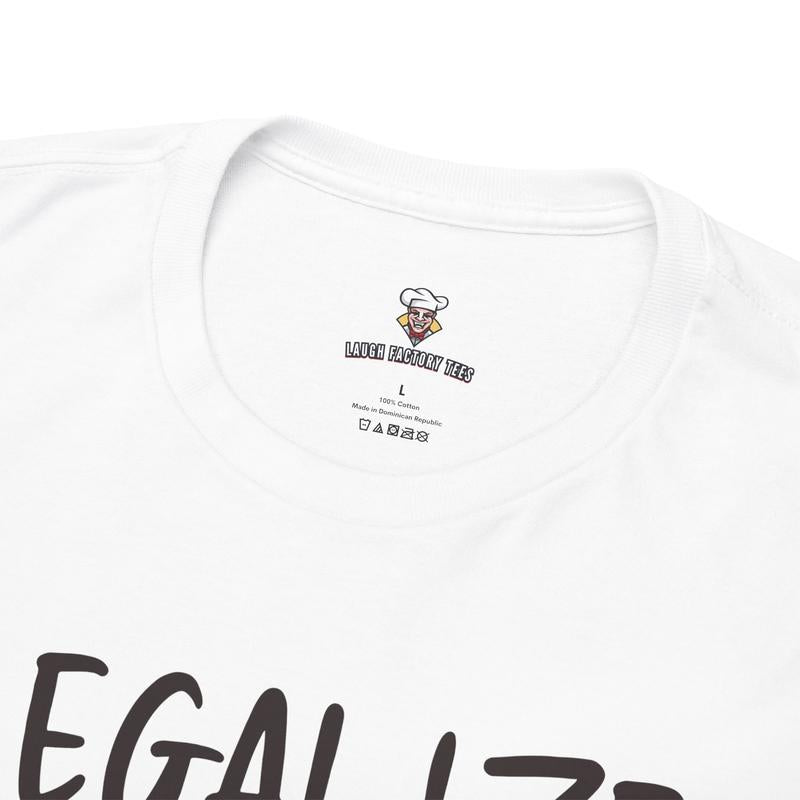 Legalize K Tee - Funny Cotton Streetwear Tshirt - Casual Shortsleeve Crewneck Menswear