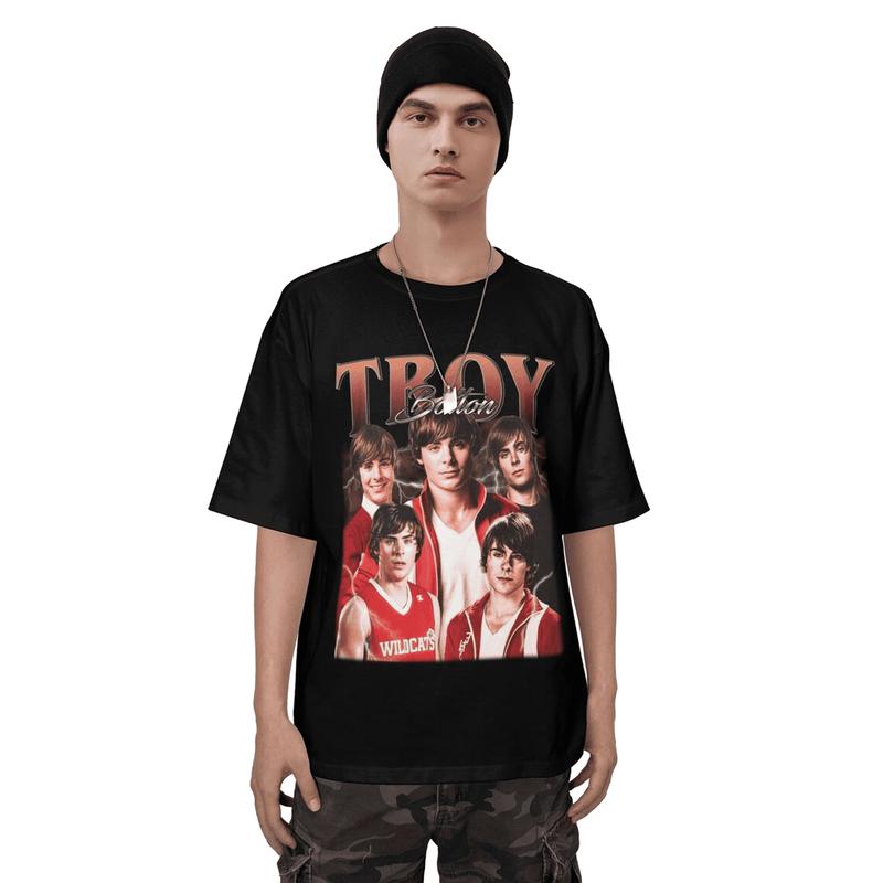 Troy Bolton T-Shirt, Homage Graphic Tee For Women And Men, Troy Bolton Merch, Unisex T-Shirt, Shirt, T-Shirt For Men, Women