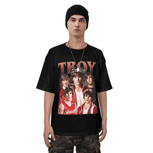 Troy Bolton T-Shirt, Homage Graphic Tee For Women And Men, Troy Bolton Merch, Unisex T-Shirt, Shirt, T-Shirt For Men, Women