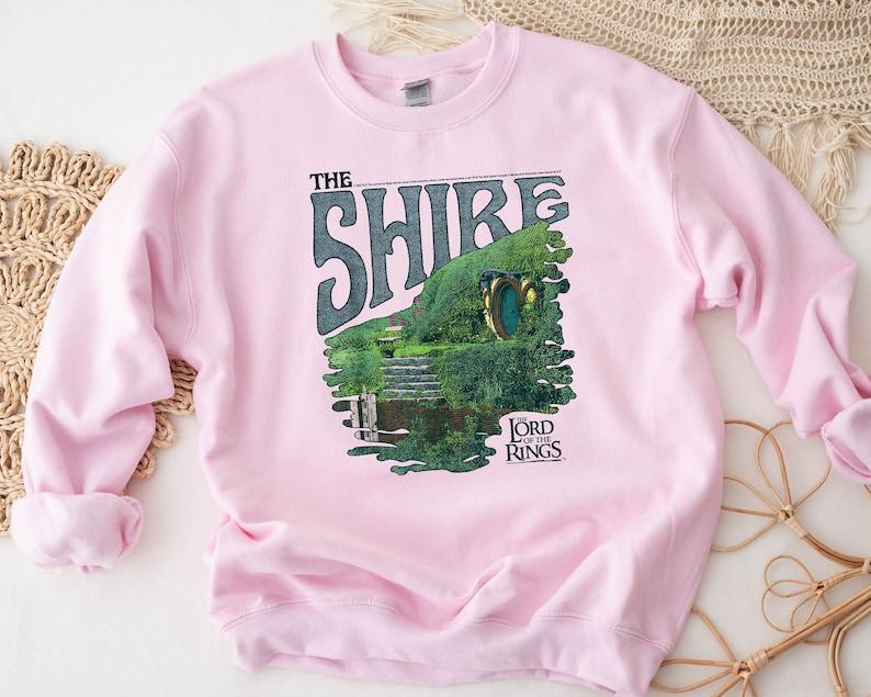 The Shire The Lord Of The Rings Sweatshirt, Christmas Gift for Hobbit Lovers, Merch Tolkien Aragorn T-shirt Hoodie, LOTR Shirt For Movie Fans