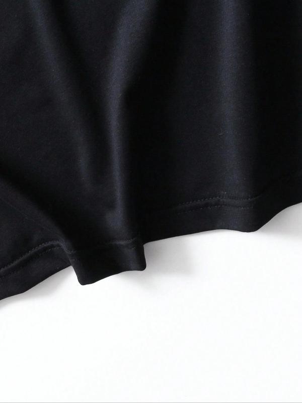 Men's Letter & Car Print Round Neck Tee,Â Summer Clothes, Casual Regular Fit Short Sleeve Crew Neck Graphic T-Shirt for Summer, Men's Top for Casual We