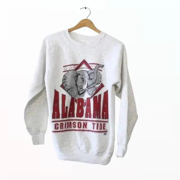 Vintage University of Alabama Crimson Roll Tide Sweatshirt, t-Shirt, Hoodie, Alabama Crimson Sweater, Christmast Gifts Cotton