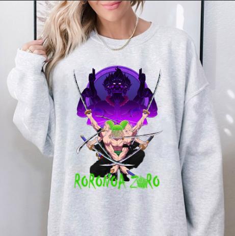 Zooroo charater shirt, One pjece shirt, Amjme shirt, One pjce characters shirt sweatshirt hoodies