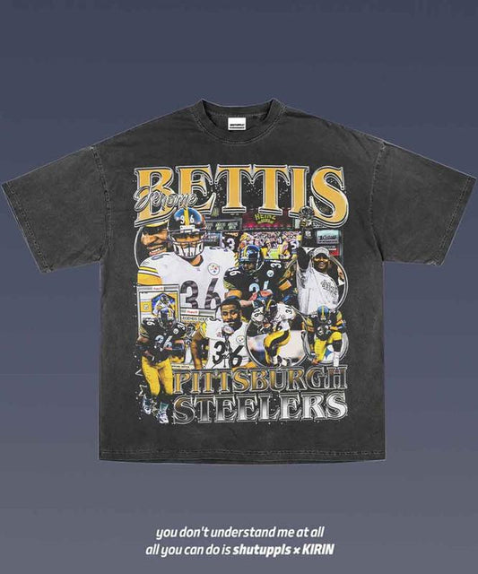 JEROME BETTIS 1.0 VINTAGE TEE  AMERICAN FOOTBALL  GIFT FOR FAN