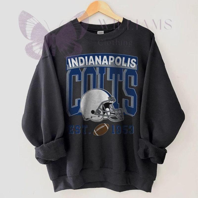 Vintage Indianapolis Football Unisex Crewneck, Indianapolis Football Sweatshirt, American Football Sweatshirt, Indianapolis Football Gifts