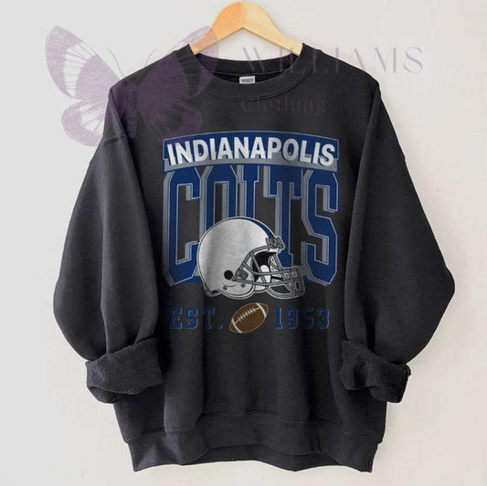 Vintage Indianapolis Football Unisex Crewneck, Indianapolis Football Sweatshirt, American Football Sweatshirt, Indianapolis Football Gifts