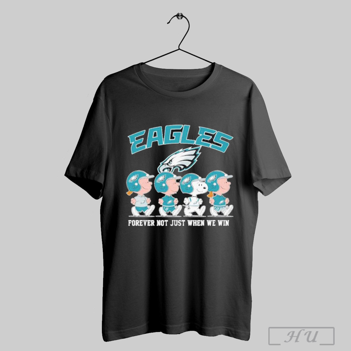 Peanut Character Philadelphia Eagles Abbey Road Forever Not Just When We Win Shirt Sweatshirt