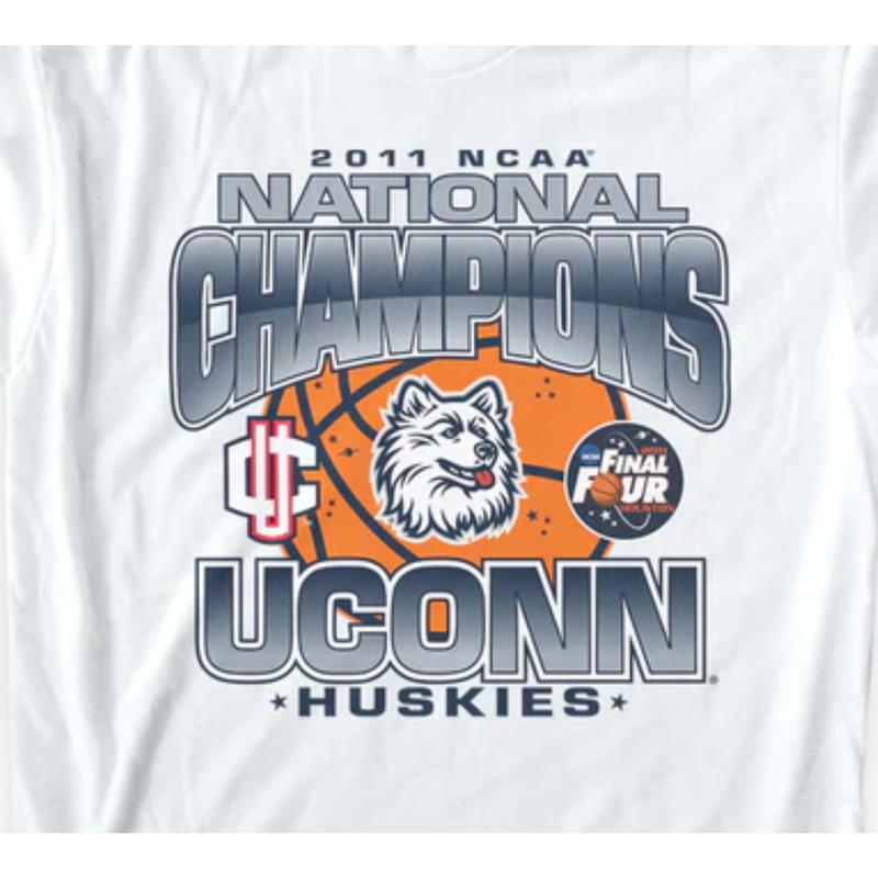 VINTAGE 90S UCONN '11 NCAA CHAMPS FINAL FOUR