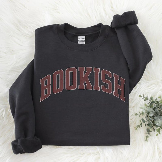 Bookworm Sweatshirt, Book Nerd, Book Lover, Bookish Gift, Gift for Book Lover, Librarian Sweatshirt Menswear