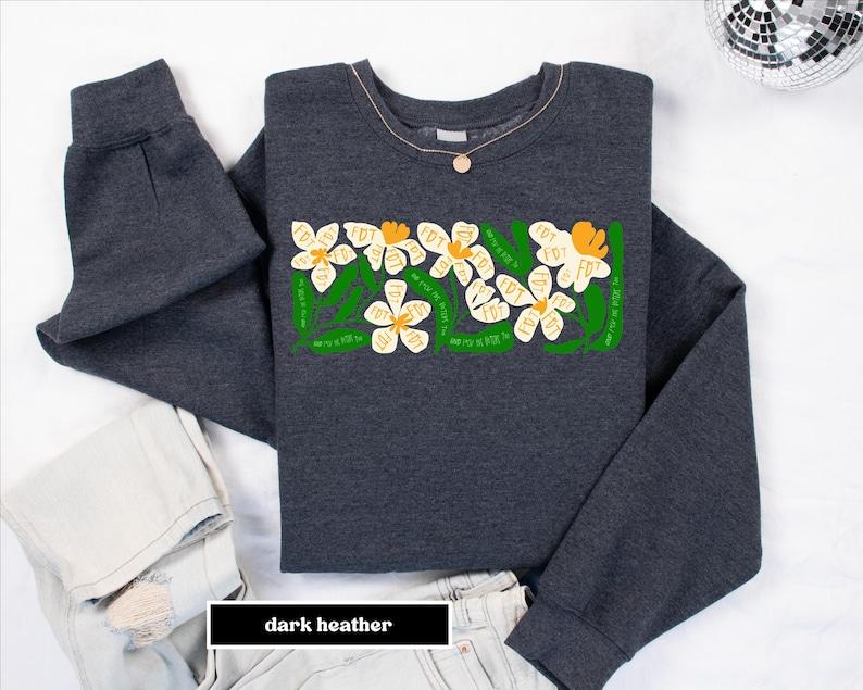 BoHo Style Floral FDT Shirt and Fvck His Voters Too Anti-Trump Sweatshirt - Fvck Trump Statement Pullover