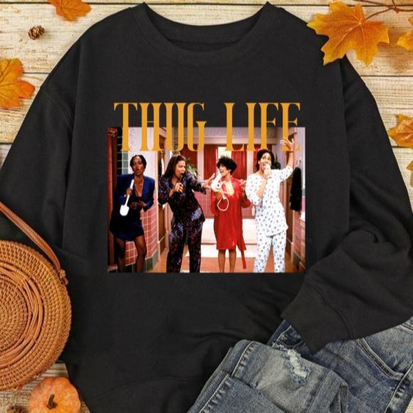 Thug Life Living Single Shirt, Thug Life Tee Shirt, Living Single T-shirt, Fan Sweatshirt, 80s Single Shirt, Gift For Musics Loves