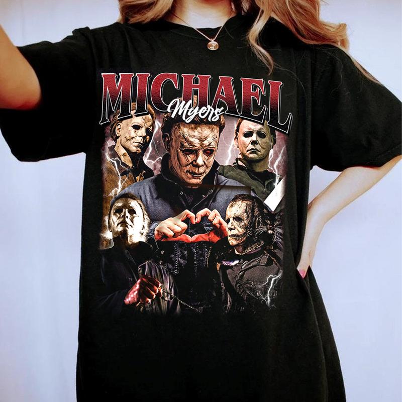Limited Michael Myers Vintage Shirt Gift for Women and Men Unisex T-Shirt Medium Cotton Tshirt Baggy Comfort Fabric Top