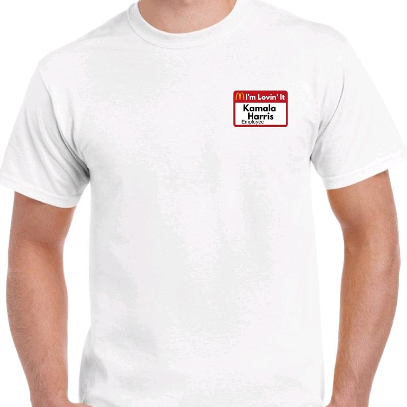 Kamala You'll be Lovin' it T-. Menswear, Crewneck Top Tshirt Cotton Casual t funny meme