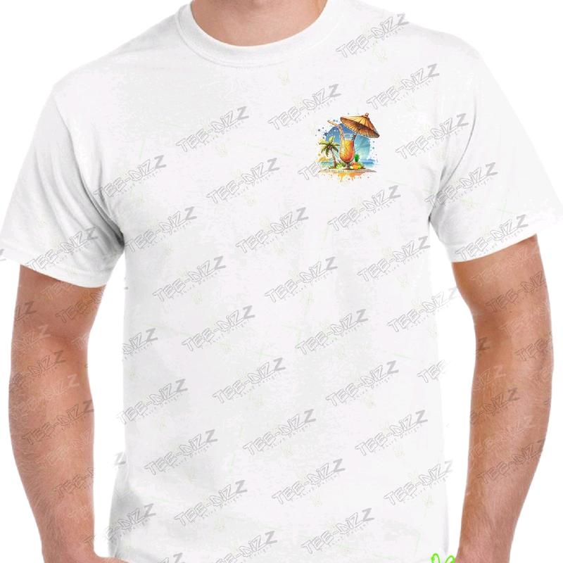 Cayman Cider Men's funny T-shirt Menswear humor Crewneck Casual Cotton