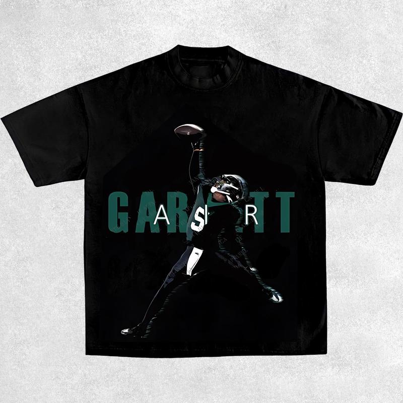 Garrett Wilson Air Garrett Jordan TD Touchdown Catch New York Football Custom Graphic Tee Crewneck Clothing Crewneck Clothing