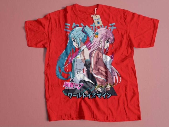 Hatsune miku and Kagamine Rin tshirt, Unisex tshirt
