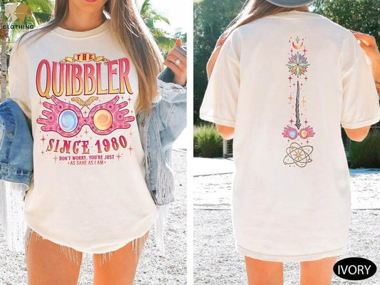 The Quibbler Tshirt, Wizard School Shirt, S-3XL, Hogwarts Magical Fan, Fandom Apparel Gift