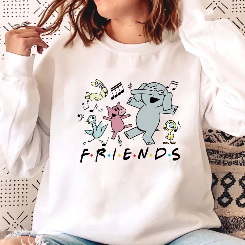 Friends Piggie Elephant Pigeons Shirt, Read More Book T-shirt, It's A Good Day To Read Kids Tee, Children Books, Book Lover Gift, Bookworm Shirt, Read