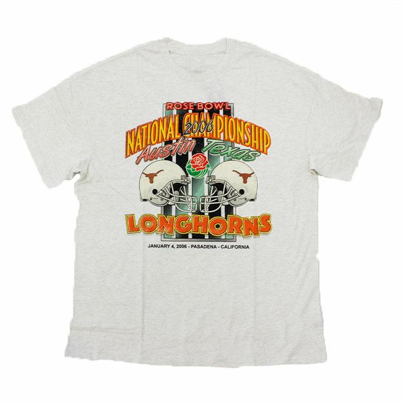 Vintage 2006 Rose Bowl Austin Texas Longhorns T-shirt Classic Cotton Menswear Top Embroidered Hoodie