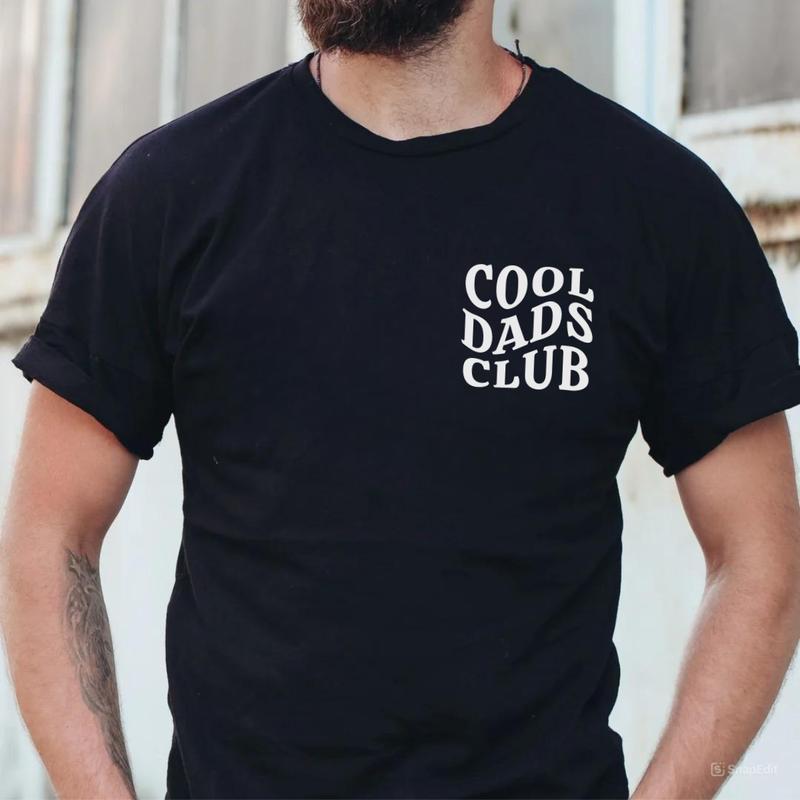 Cool Dads Club 2 side T-shirt, Dad Hoodie, Funny Shirt For Dad, Dad Birthday Gift, Fathers Day Gift, Aesthetic Clothes Hoodie and Sweatshirt, Full Col