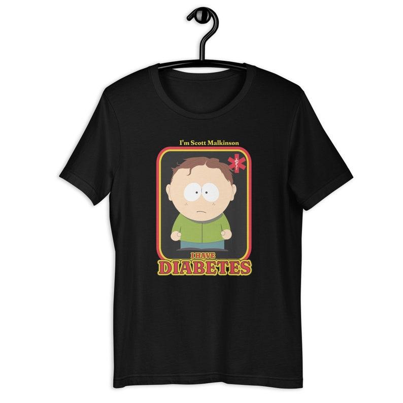 Scott Malkinson I Have Diabetes T-Shirt  South Park Shirt  Pop Culture Tee  Medical Alert