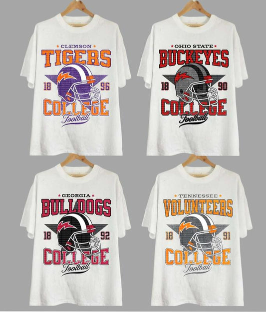 All Teams College NCAA Unisex T-shirt, Vintage T-shirt All Teams NCAA, Classic Sport T-shirt, Gifts For Sport. Cotton Jersey Menswear