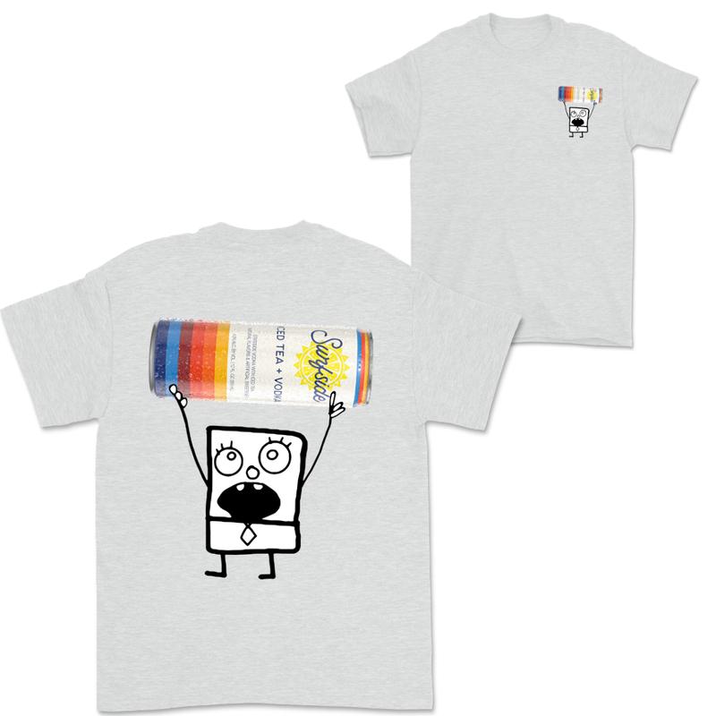 Doodlebob Surfside 2 Sided T-Shirt, Funny Drinking T-Shirt, Summer T-Shirt, Full Color T-Shirt, Unisex T-Shirt, For Men, For Women, Gift For All Mensw