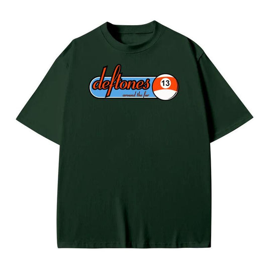 Deftones Around the Fur 13 Ball Tour Concert T-Shirt Menswear Top