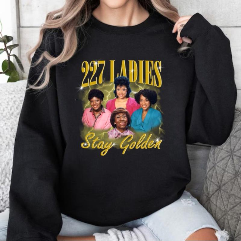 Retro 227 Ladies Tee Shirt, Stay Golden Shirt, 80s TV Show Shirt, 227 Ladies Stay Golden Shirt, Gift for her