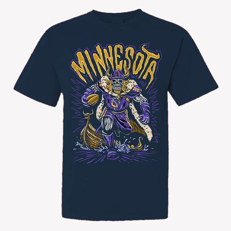 Minnesota Football Limited Edition T-Shirt, Vintage Minnesota City Shirt, Deadman's Football, Perfect for Fans of Minnesota City