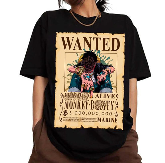 Luff Wanted Sweatshirt, 0nepiece Sweatshirt Hoodie Shirt, animee shirt