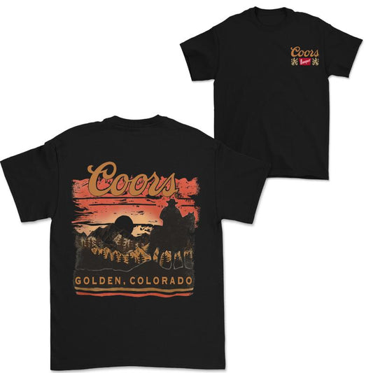 Coors Sunset in Golden Colorado Shirt, Hoodie, Sweatshirt, Unisex, For Men, For Women, GenderNeutral Appeal, Fit For All, Fashion For All
