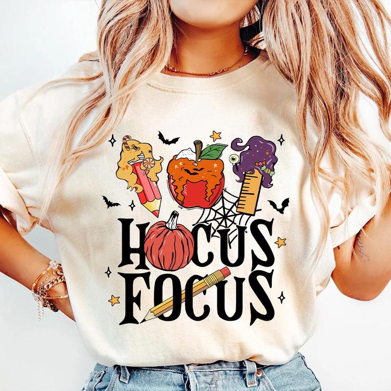Hocus Focus Teacher Shirt, Halloween Teacher T-Shirt Sweatshirt, Hoodie, Fall Teacher Shirt, I Smell Children Teacher T-shirt, Gift for Teacher