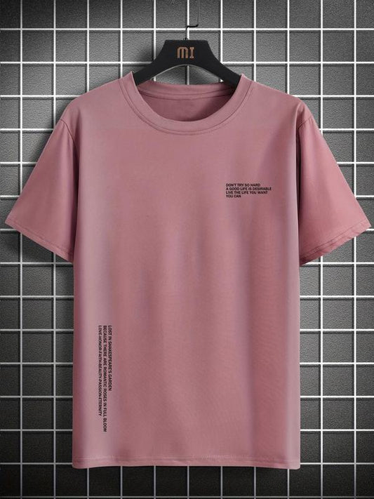 LGBTQ+Â Men's Regular Fit Letter Print Round Neck Short Sleeve Graphic Tee, Men's Summer Clothes, Casual Crewneck T-shirt for Summer Outdoor,Â LGBT Outf