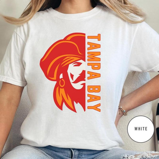 Tampa Bay Football Buccaneer Gameday Shirt, Tampa Bay Football Apparel, Florida Sports Fan, Retro Tampa Bay Football Gift Top Womenswear
