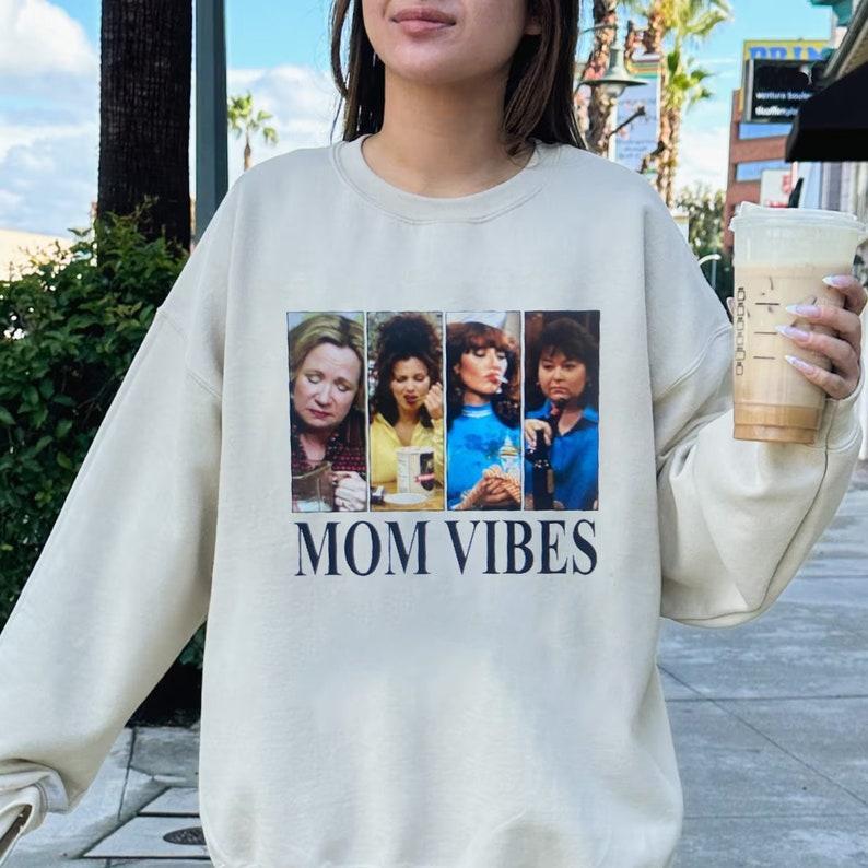 Mom Vibes Shirt, Sitcom T-Shirt, Sweatshirt, Hoodie  Available in Sizes S-3XL favorite Collar Cotton