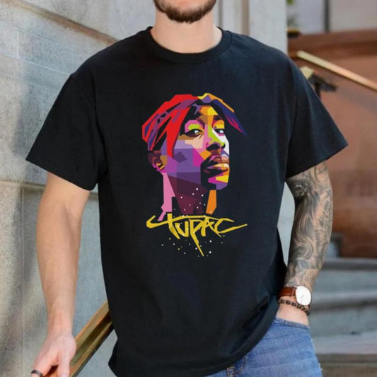 Gangster Gangsta Rapper Hip Hop Artist 2pac Shirt, Tu Pac La West Coast Side Music Album Band, Unisex Short Sleeve Tee