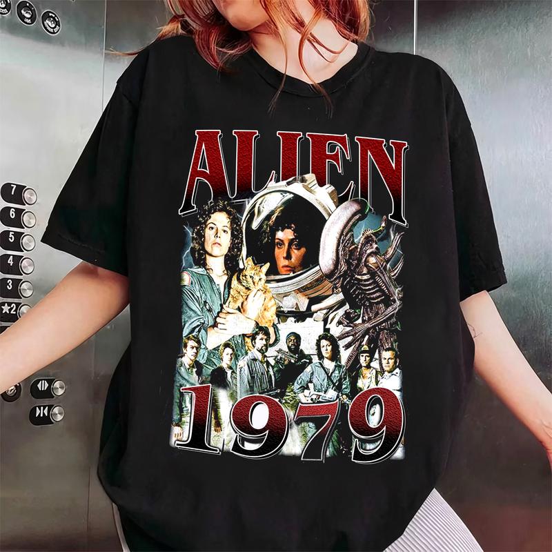 Limited Alie_n 1979 Vintage T-Shirt, Shirt Gift for Women and Men Unisex T-Shirt Medium Cotton Tshirt