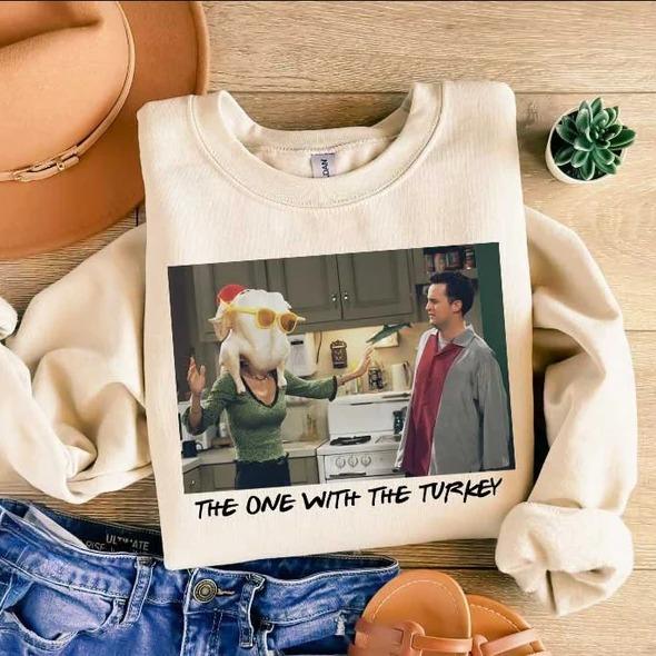The One With The Turkey Shirt, The One Where Itâ€™s Thanksgiving Tee, Thanksgiving Friends Shirt