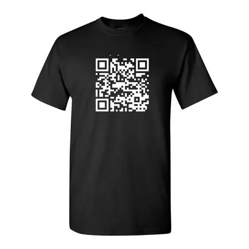 Funny FU QR Code Men's T-Shirt, Gifts T-Shirt