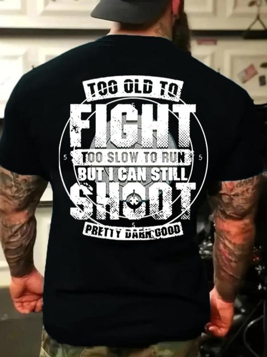 Men's Regular Fit Letter Print Round Neck Tee, Casual Short Sleeve Crew Neck T-shirt for Summer, T Shirts for Men,Â Graphic Tees,Â Fashion Men's Streetw