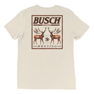 BUSCH LIGHT, BEER, BUSCH BEER HUNTING ELK T-SHIRT, For Men, For Women, Casual Graphic Round Neck T-shirt for Summer, Fashion Men's Top for Daily Wear