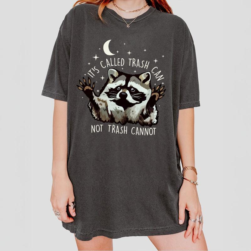 Raccoon Shirt Funny, Inspiration Tee, Motivational Tshirt, Gifts for Him Her, Raccoon Lover Shirt, Funny Raccoon T-Shirt, Animal Lover Gift, Meme T-Sh