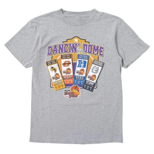 Vintage 2004 Final Four Tech OSU Duke Uconn NCAA T-Shirt Classic Cotton Menswear Top Embroidered Hoodie