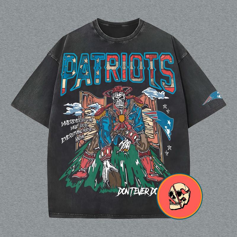 Patriots Shirt, Vintage 90s Unisex Football Tees, Football T-Shirts, Sports Shirt, Game Day Tee, Football Fan Gifts