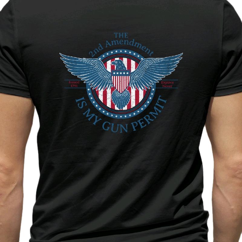 The 2nd Amendment is my gun permit T-shirt t shirt