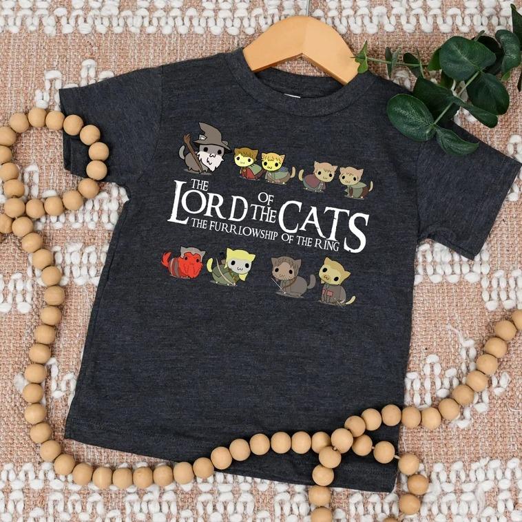 Lord Of The Cats T-Shirt Sweatshirt, The Furrlowship of the Ring Sweatshirt, Cat Lover Shirt