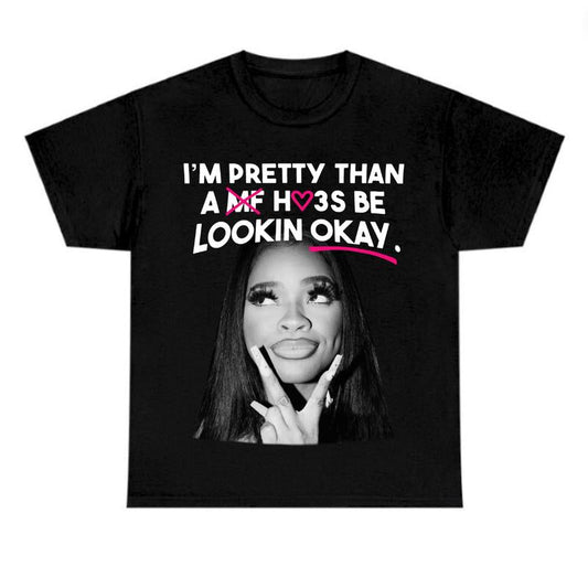 Big Face JT Okay Black Tee Gift Shirt - Men's T-Shirt - Classic