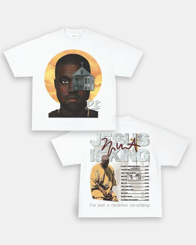JESUS IS KING TEE - [DS] , Free Shipping, Unisex T-Shirt, Sweatshirt, Tour shirt, Rapper Shirt, Graphic Shirt, big face tee,